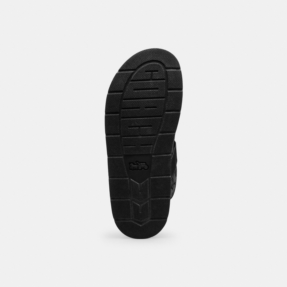 Coach Outlet Buckle Clog In Signature Jacquard - Preorder