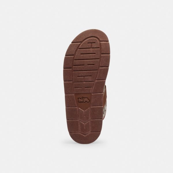 Coach Outlet Buckle Clog In Signature Jacquard - Preorder