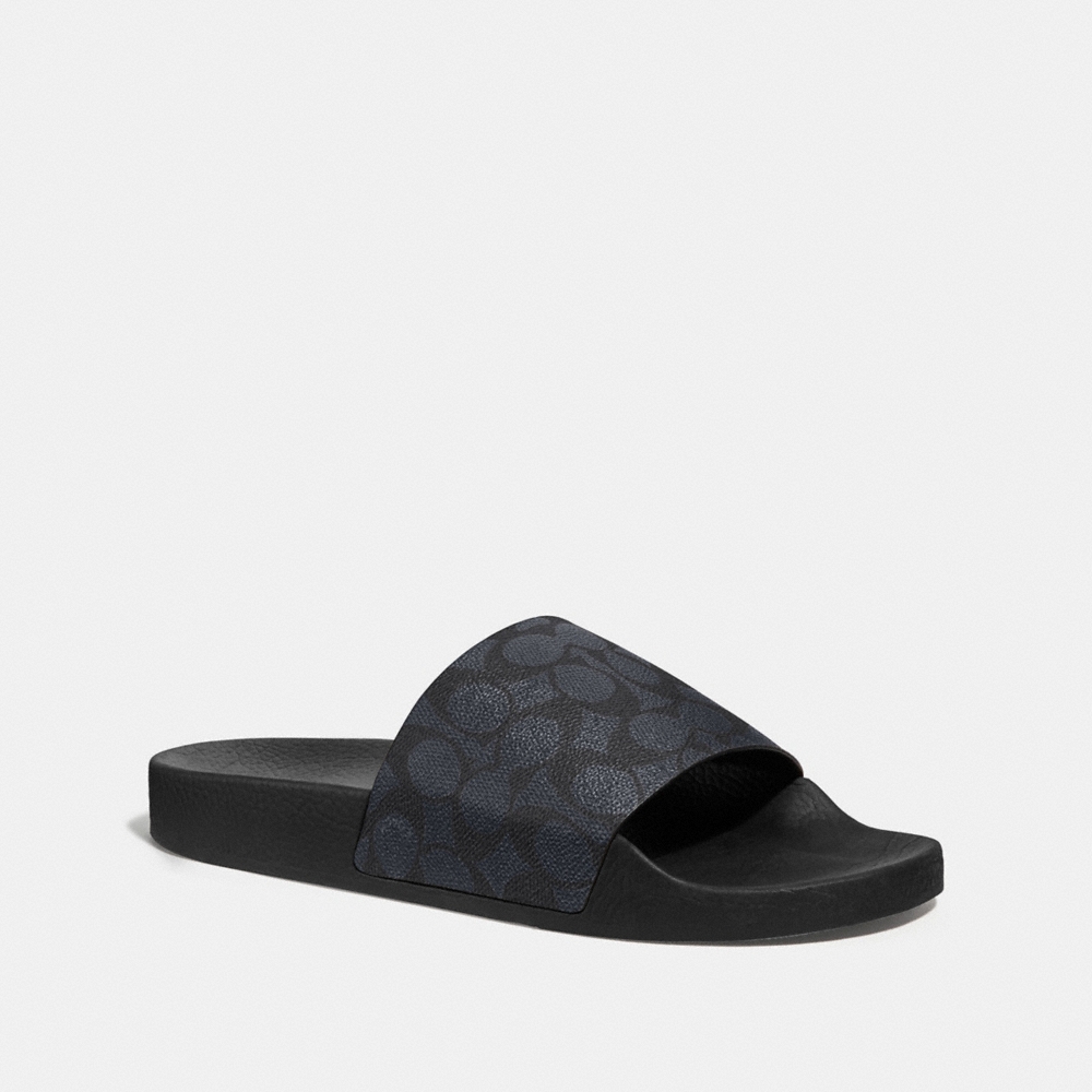 Coach Pool Slide In Signature Canvas - Preorder