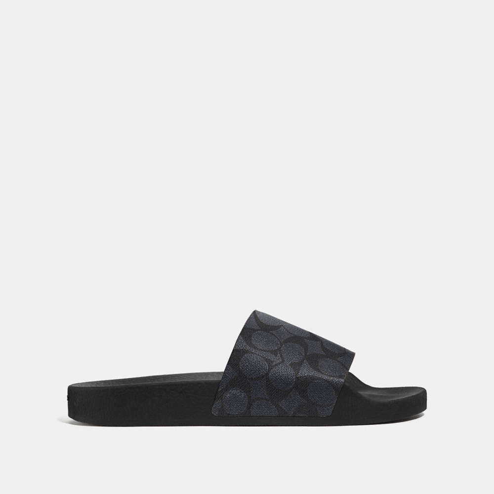 Coach Pool Slide In Signature Canvas - Preorder