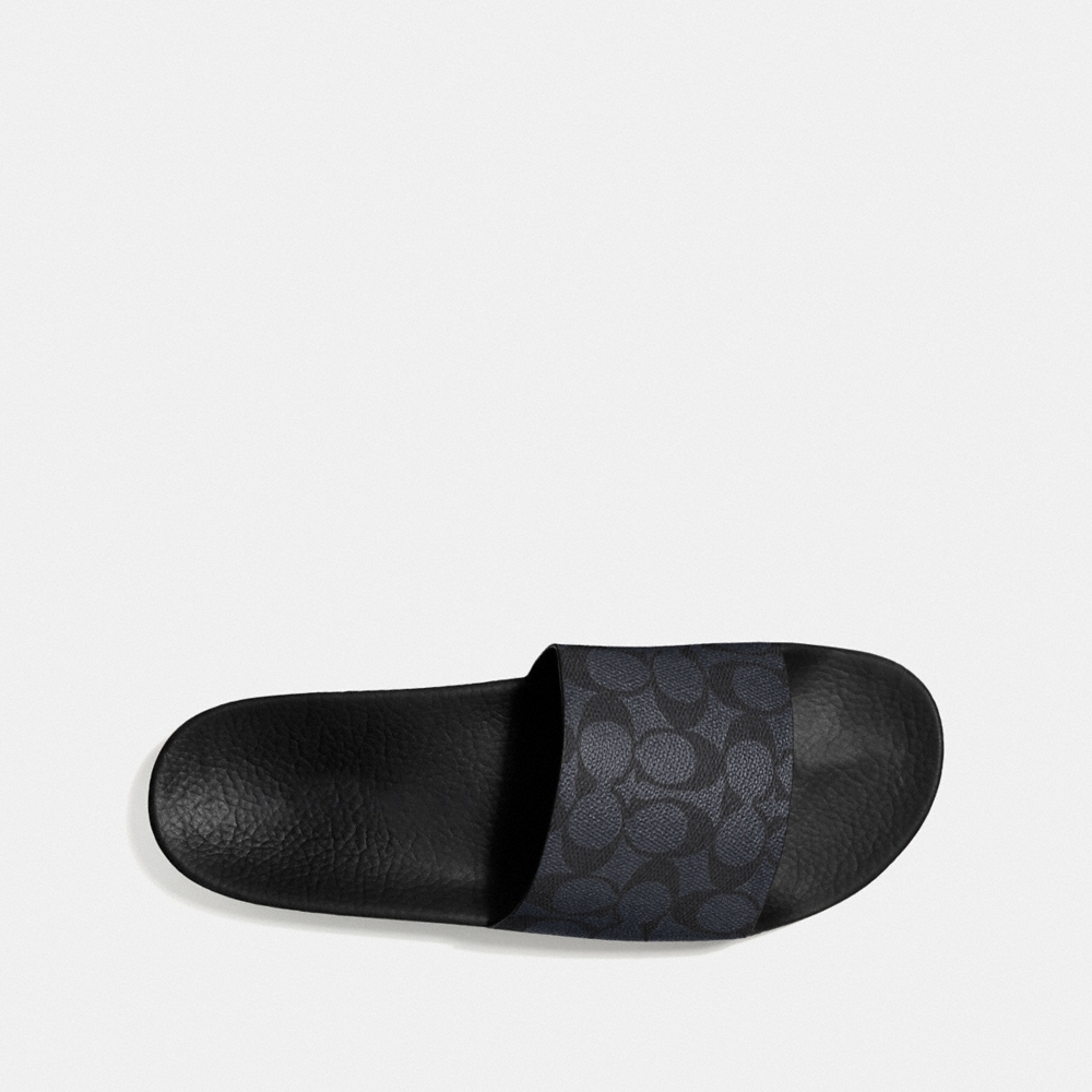 Coach Pool Slide In Signature Canvas - Preorder