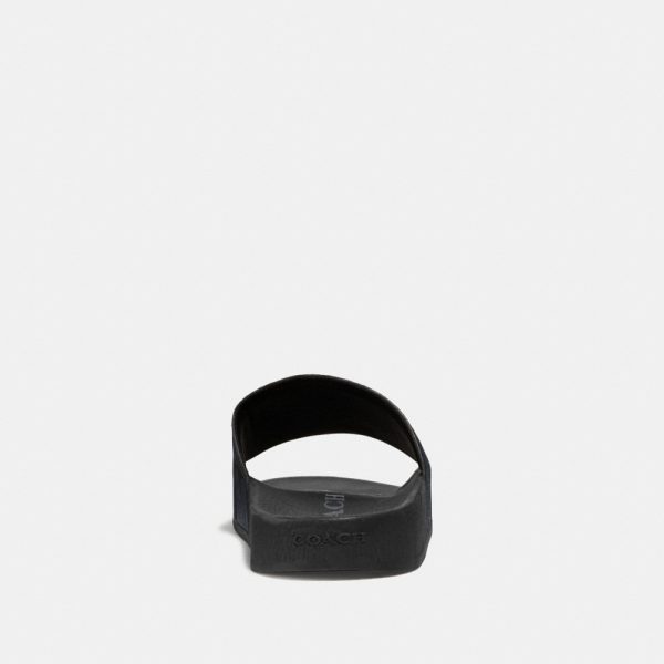 Coach Pool Slide In Signature Canvas - Preorder
