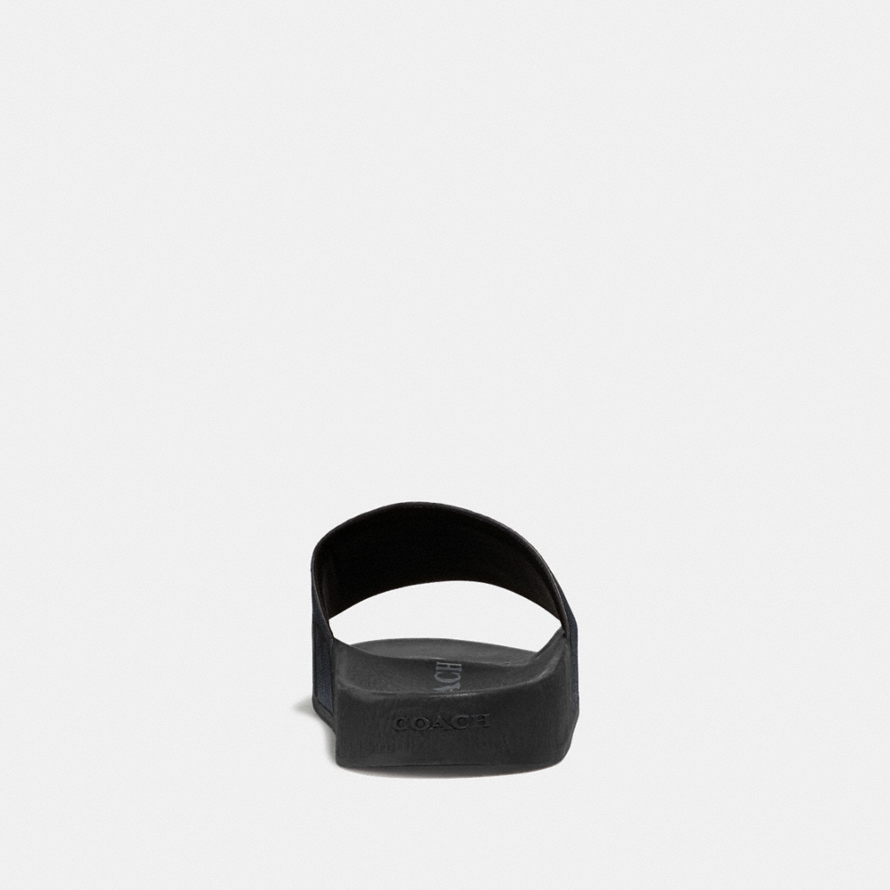 Coach Pool Slide In Signature Canvas - Preorder