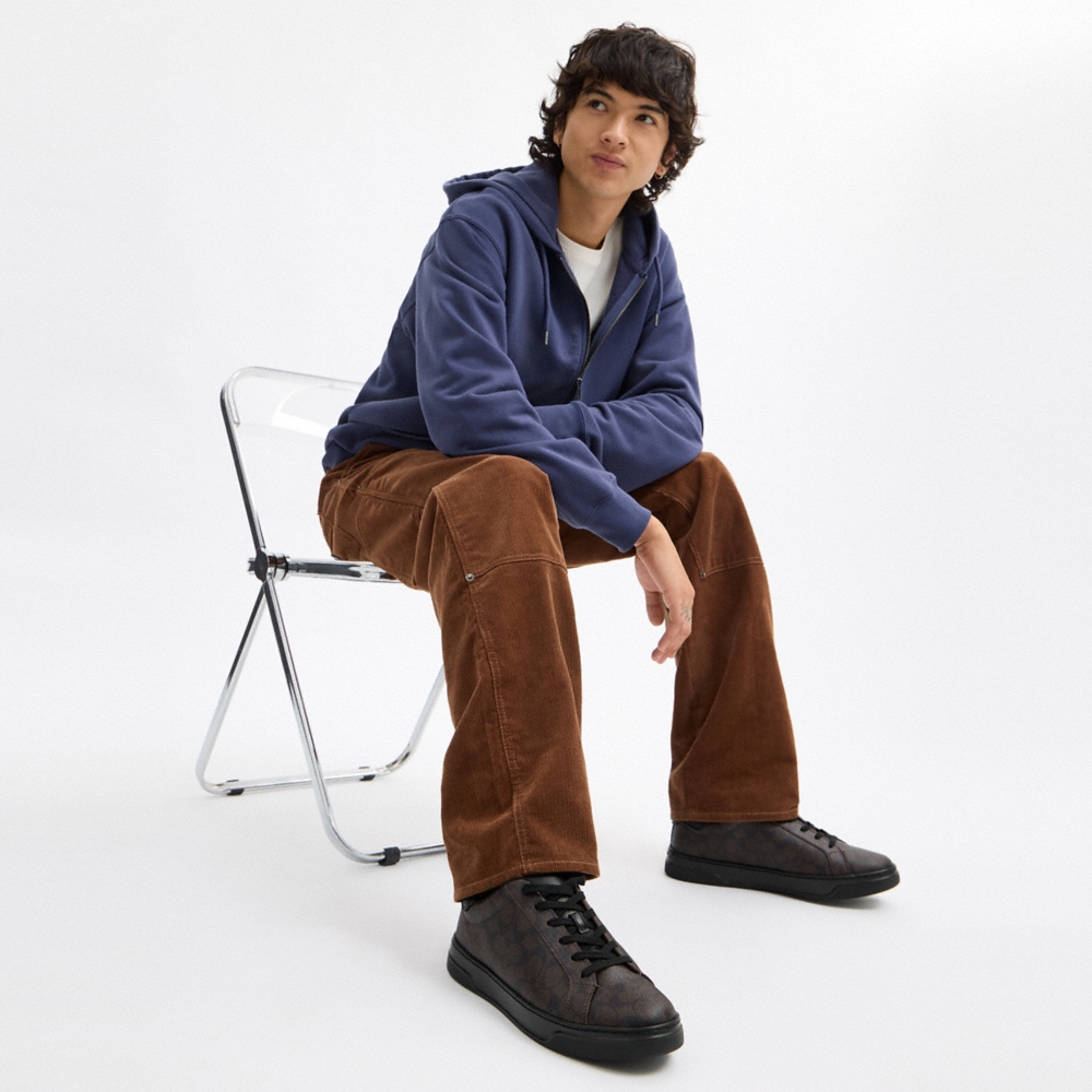 Coach Outlet High Line Sneaker In Signature Canvas - Preorder