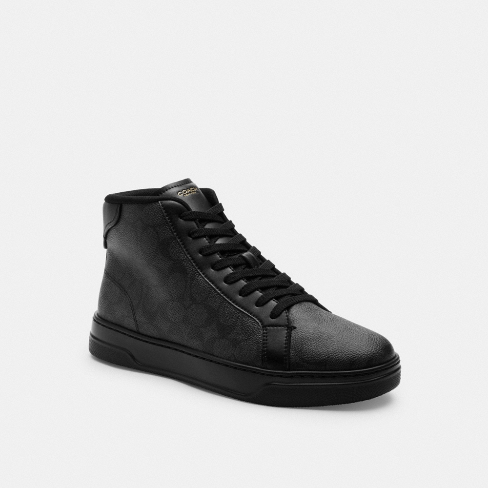 Coach Outlet High Line High Top Sneaker In Signature Canvas - Preorder