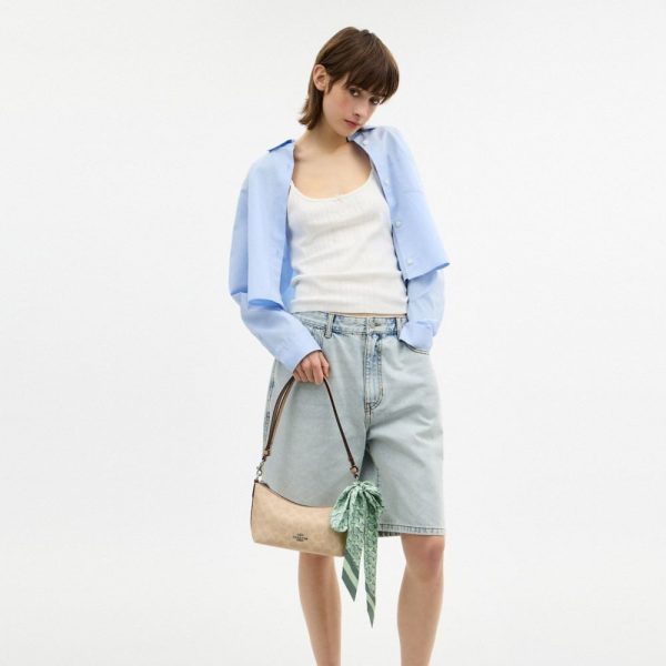 Coach Outlet Signature Silk Skinny Scarf - Preorder
