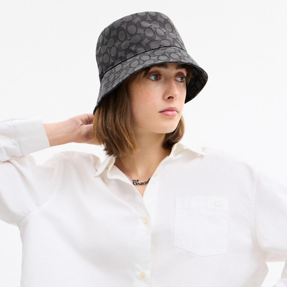 Coach Outlet Signature Jacquard Bucket Hat - Preorder