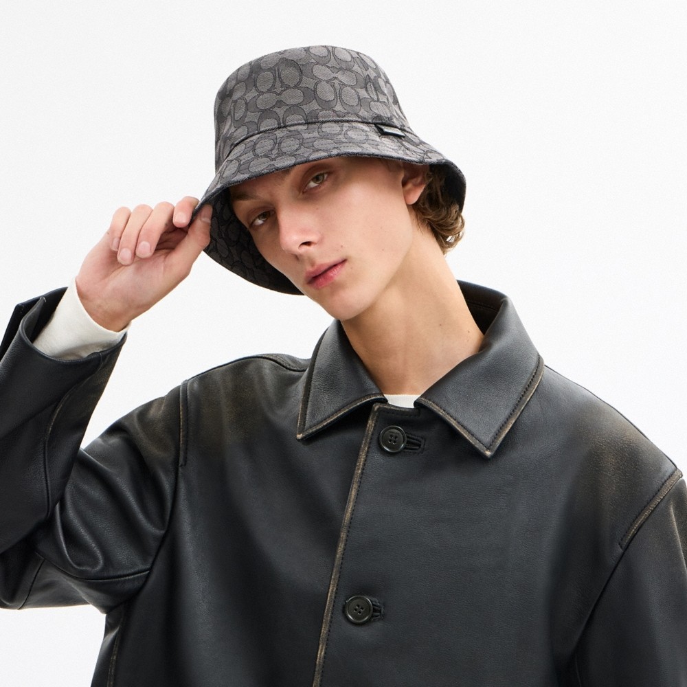 Coach Outlet Signature Jacquard Bucket Hat - Preorder