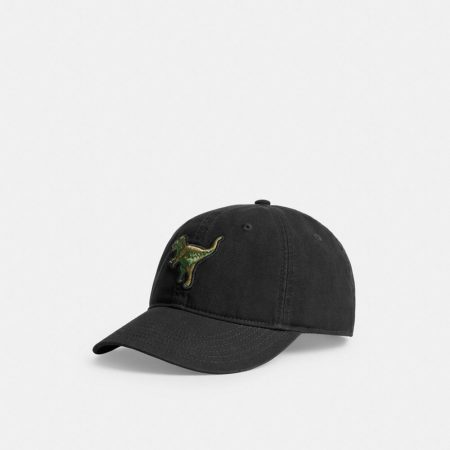 Coach Outlet Rexy Patch Baseball Hat - Preorder — Black