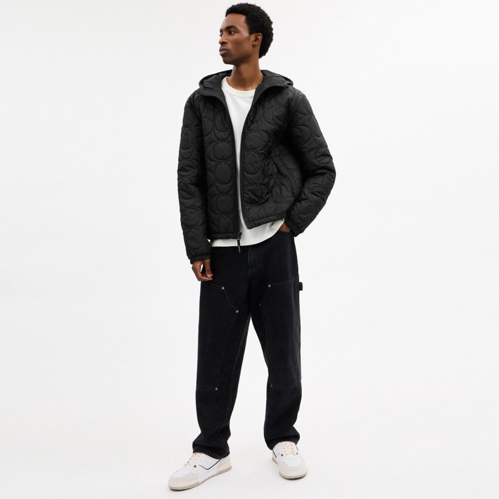 Coach Outlet Quilted Signature Puffer Jacket In Recycled Polyester - Preorder