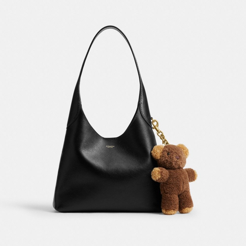Coach Outlet Teddy Bear Bag Charm In Shearling - Preorder