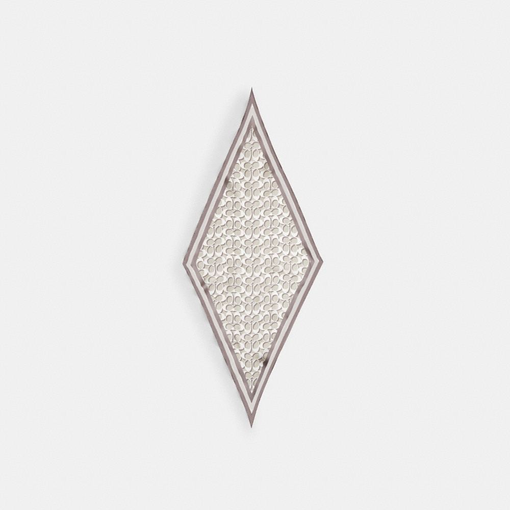 Coach Outlet Signature Silk Diamond Scarf - Preorder