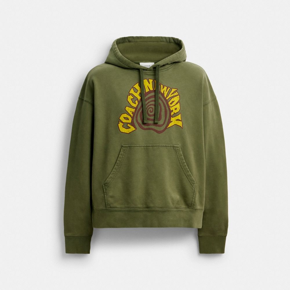 Coach Outlet Garment Dyed Spiral Hoodie - Preorder