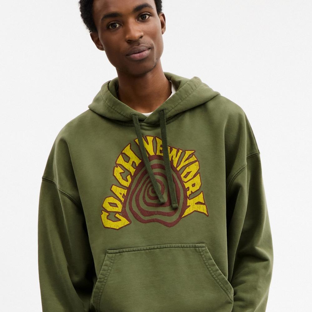 Coach Outlet Garment Dyed Spiral Hoodie - Preorder
