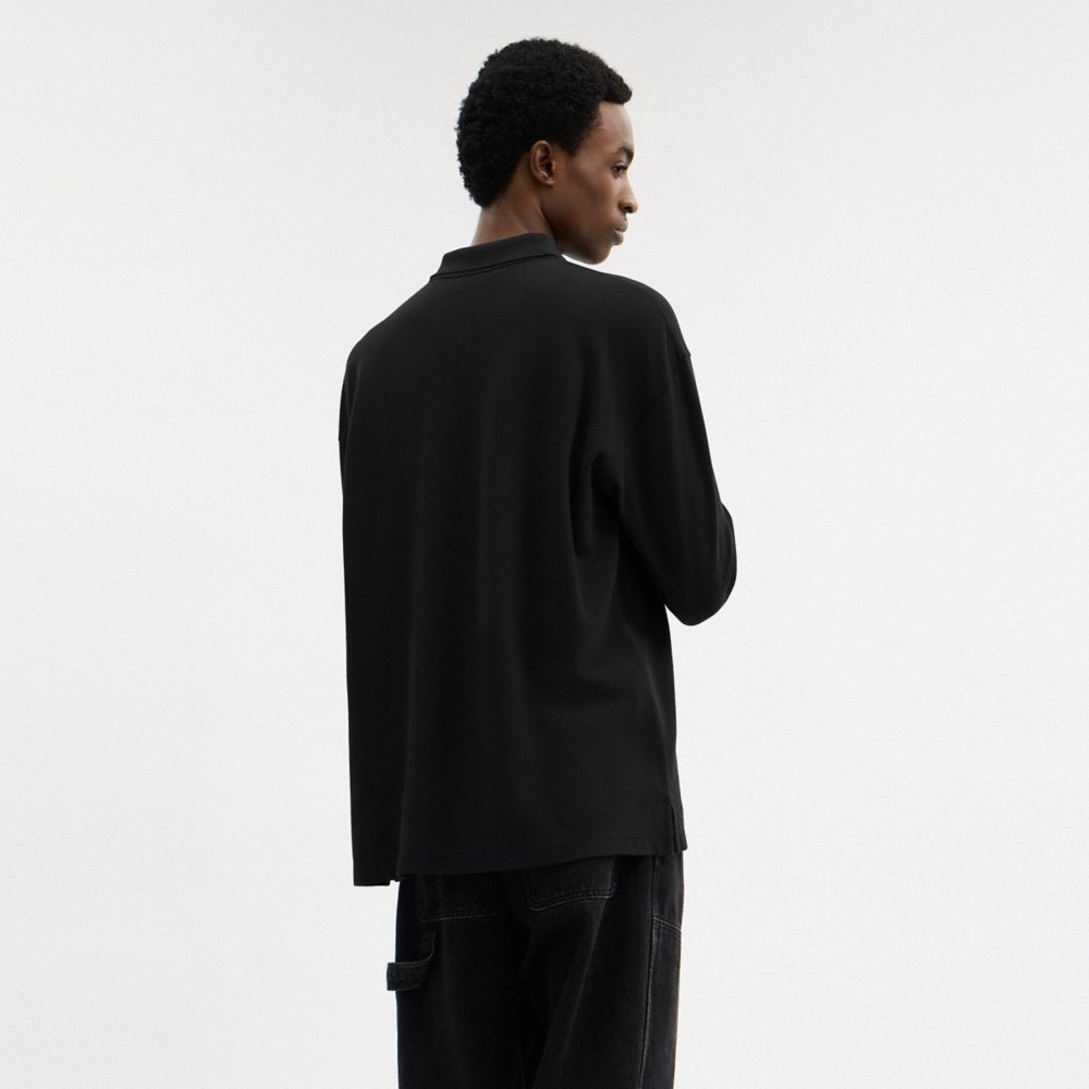 Coach Outlet Horse And Carriage Long Sleeve Polo - Preorder