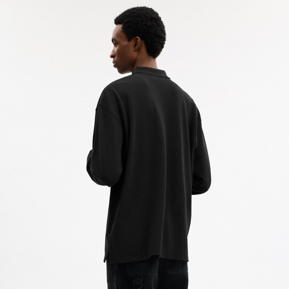 Coach Outlet Horse And Carriage Long Sleeve Polo - Preorder