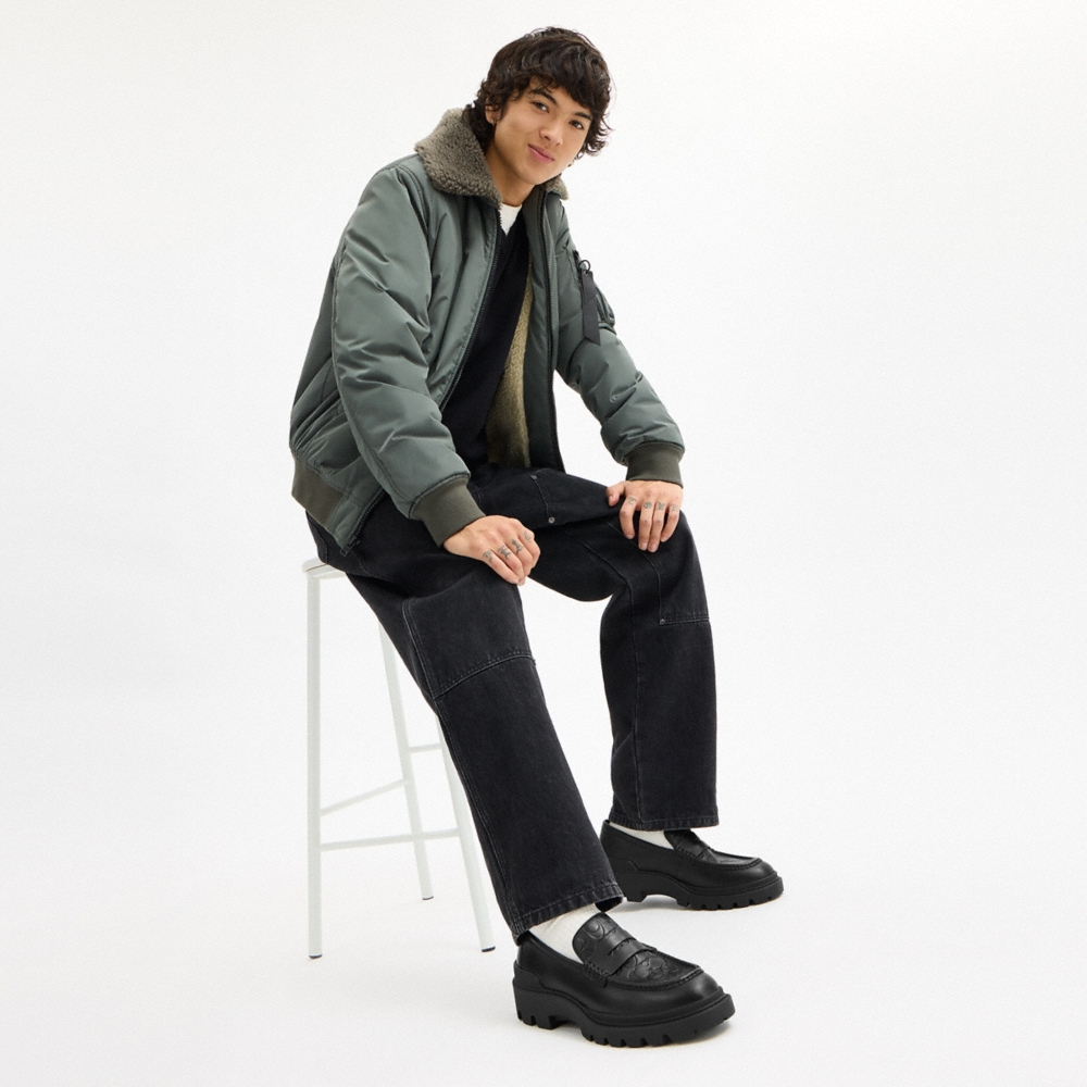 Coach Outlet Loafer In Signature Leather - Preorder