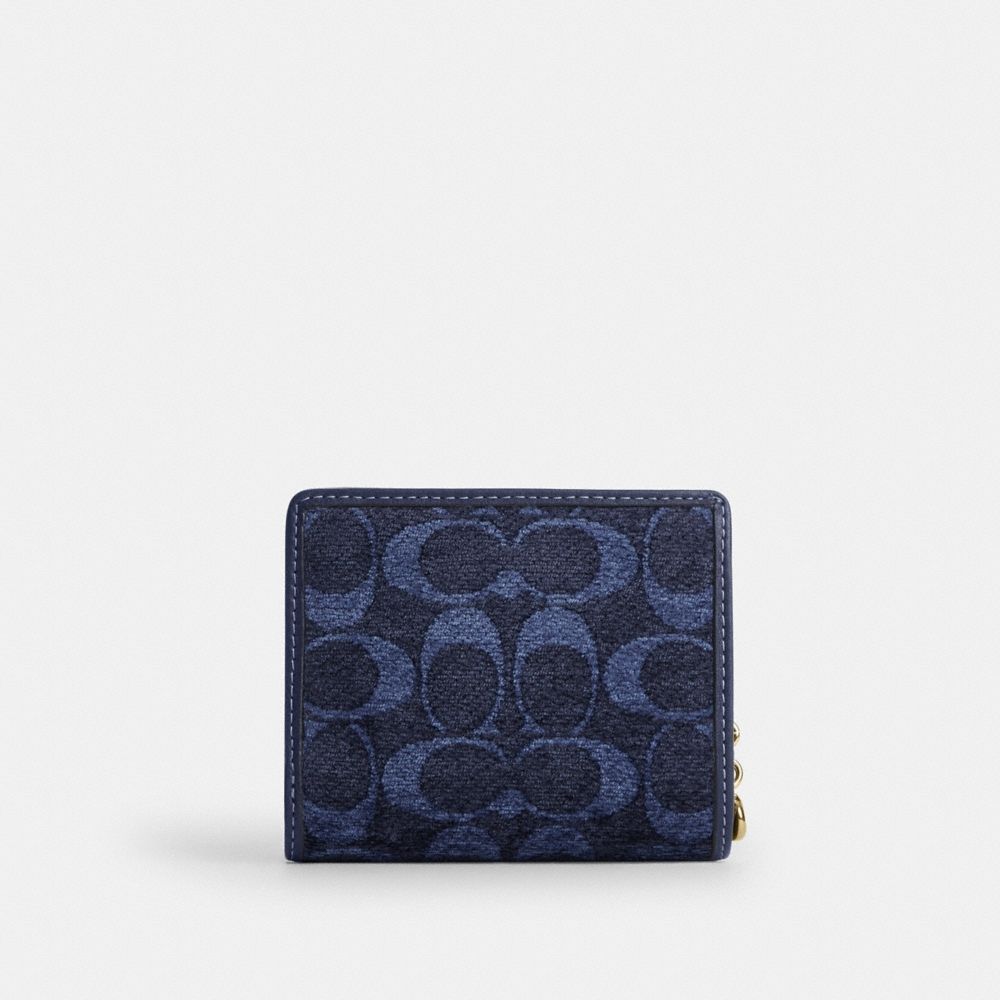 Coach Outlet Snap Wallet In Signature Chenille - Preorder