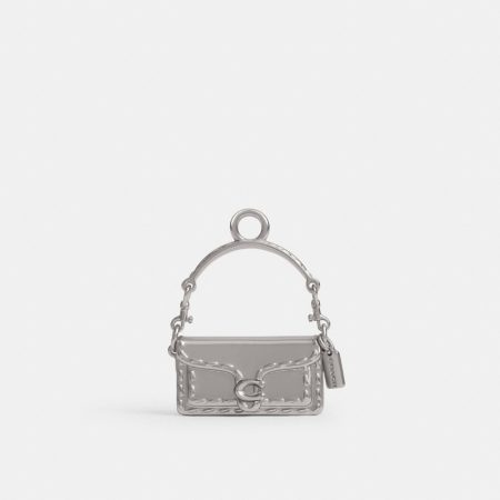 Coach Small Tabby Shoe Charm - Preorder — Silver