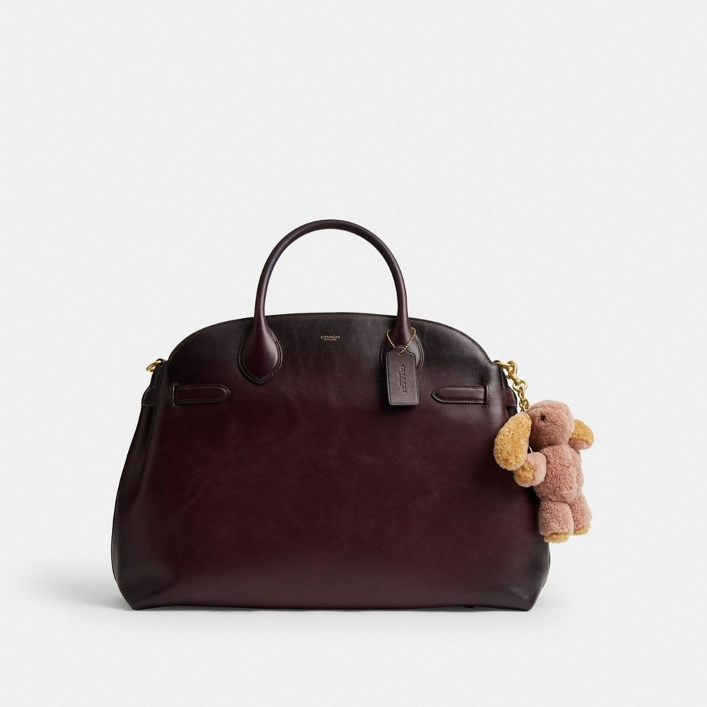 Coach Outlet Floppy Bag Charm In Shearling - Preorder