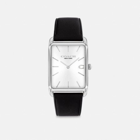 Coach Elliot Watch, 32MM X 26MM - Preorder — Black