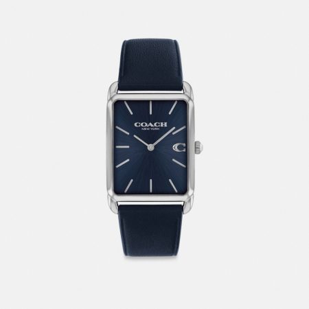 Coach Elliot Watch, 32MM X 26MM - Preorder — Navy Blue