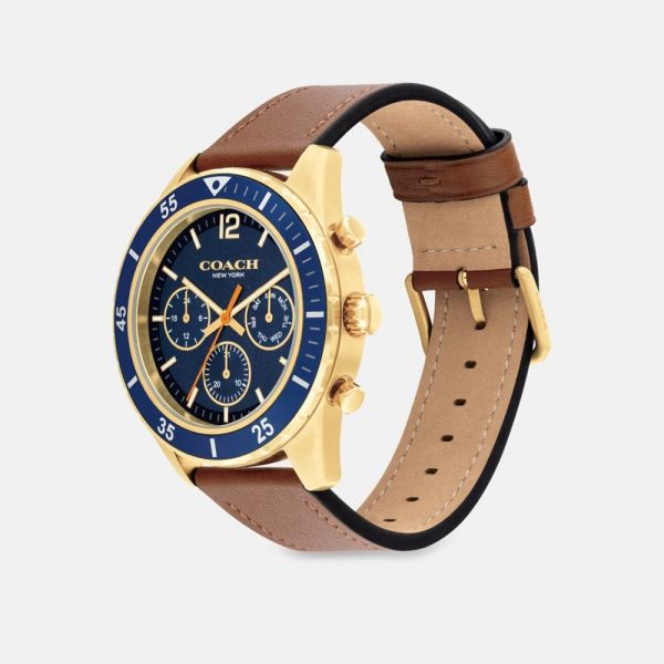 Coach Outlet Cole Chronograph Watch, 44MM - Preorder