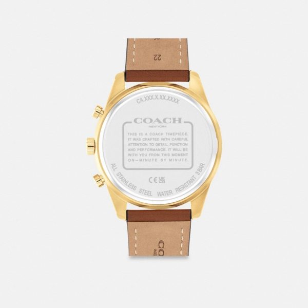 Coach Outlet Cole Chronograph Watch, 44MM - Preorder