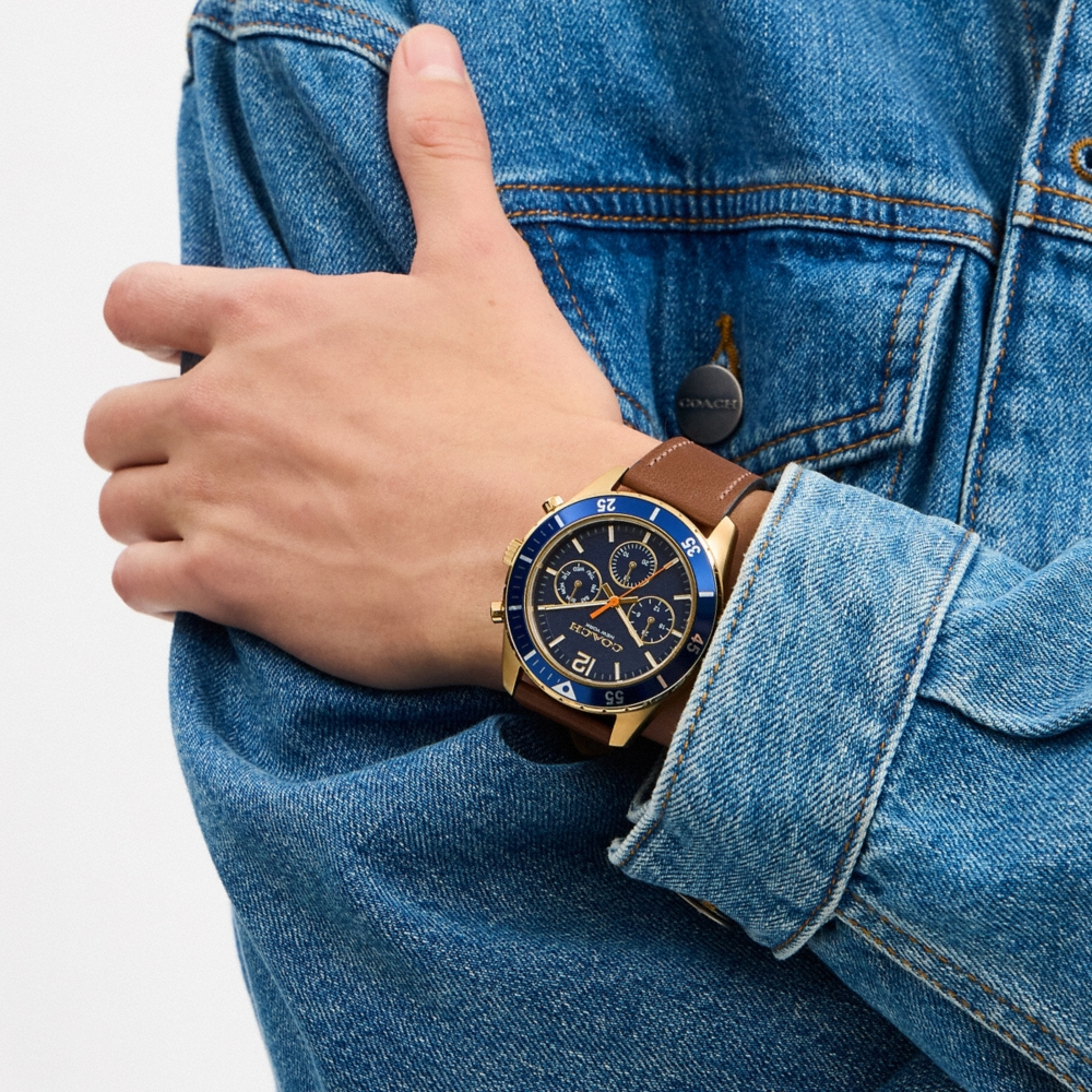 Coach Outlet Cole Chronograph Watch, 44MM - Preorder