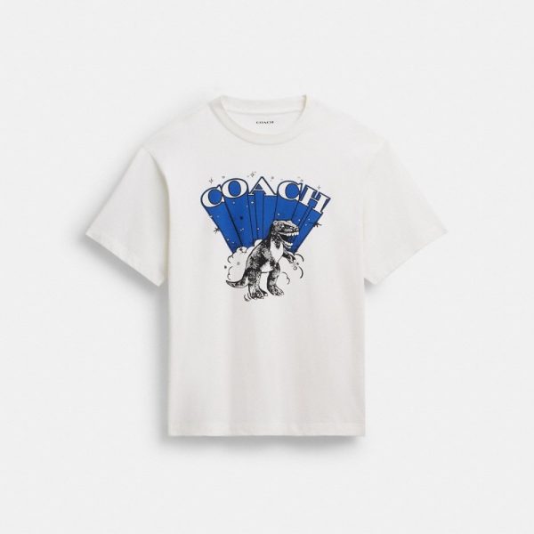 Coach Outlet T-Rex Relaxed T-Shirt In Organic Cotton - Preorder