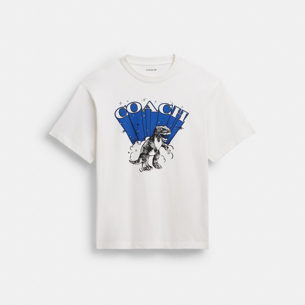 Coach Outlet T-Rex Relaxed T-Shirt In Organic Cotton - Preorder