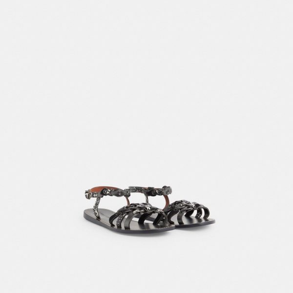Coach Restored Sandal With Coach Link - Preorder