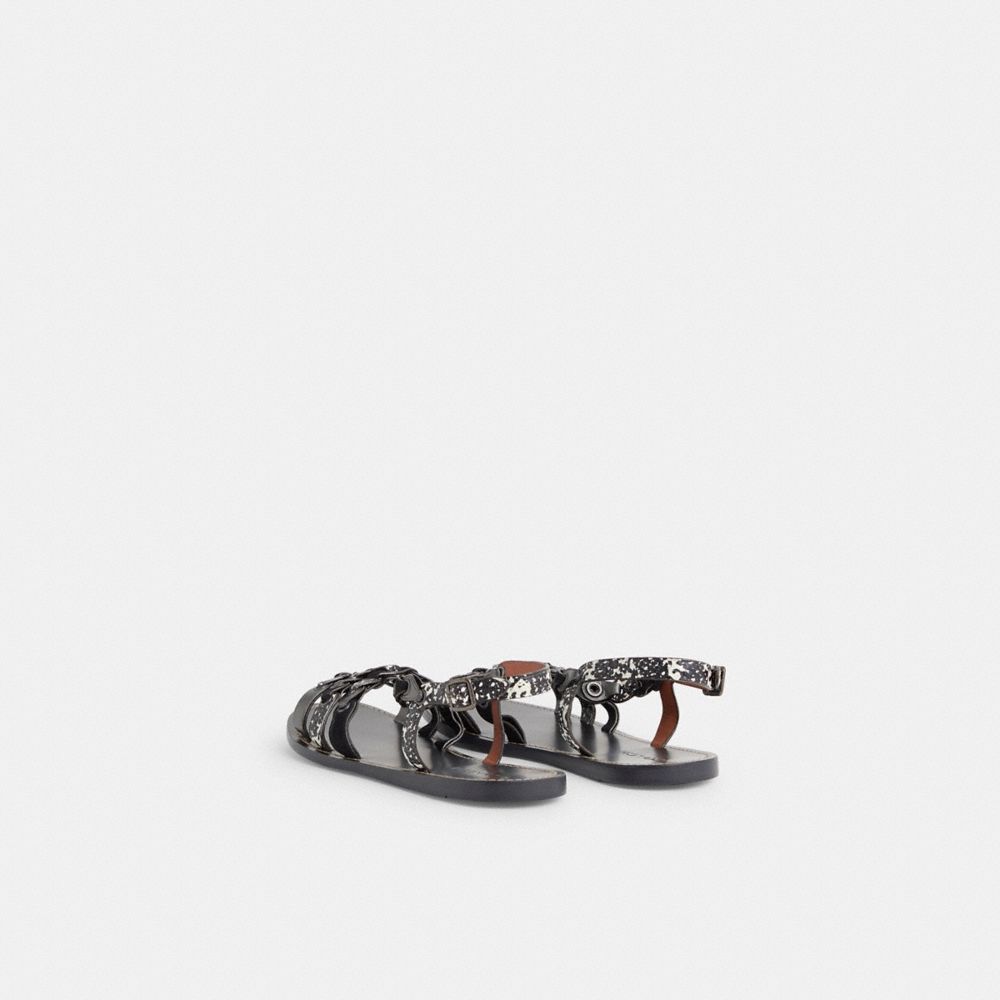 Coach Restored Sandal With Coach Link - Preorder