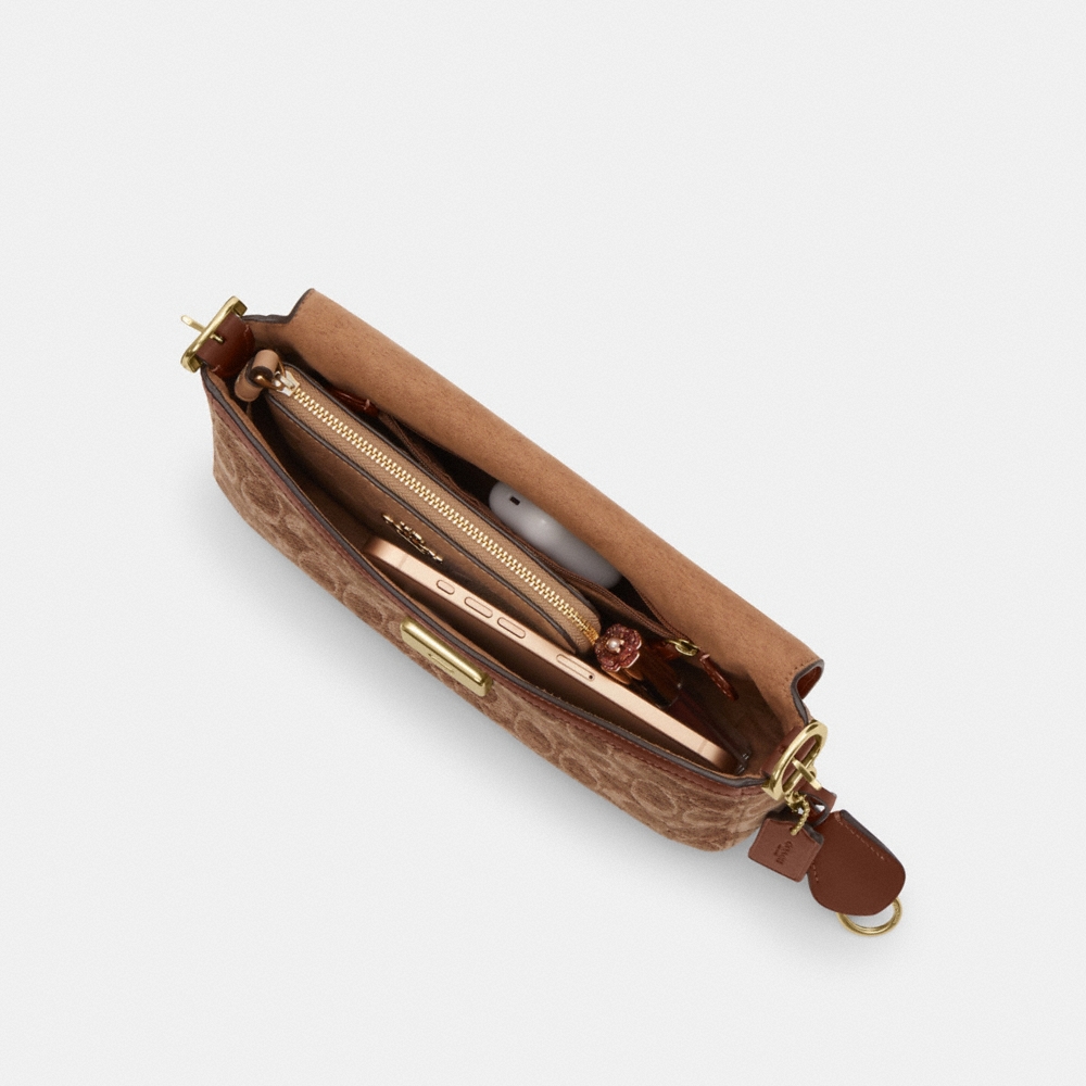 Coach Outlet Etta Small Flap Shoulder Bag In Signature Chenille - Preorder