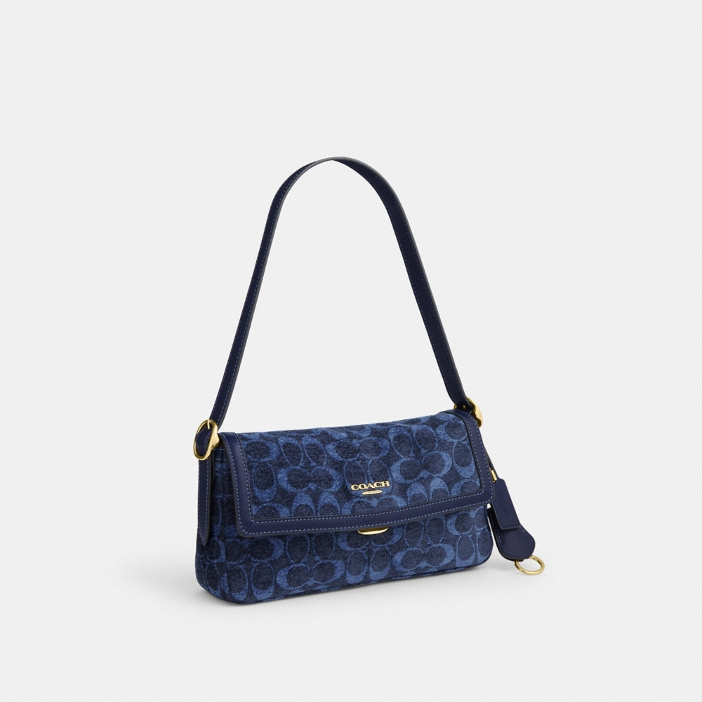 Coach Outlet Etta Small Flap Shoulder Bag In Signature Chenille - Preorder