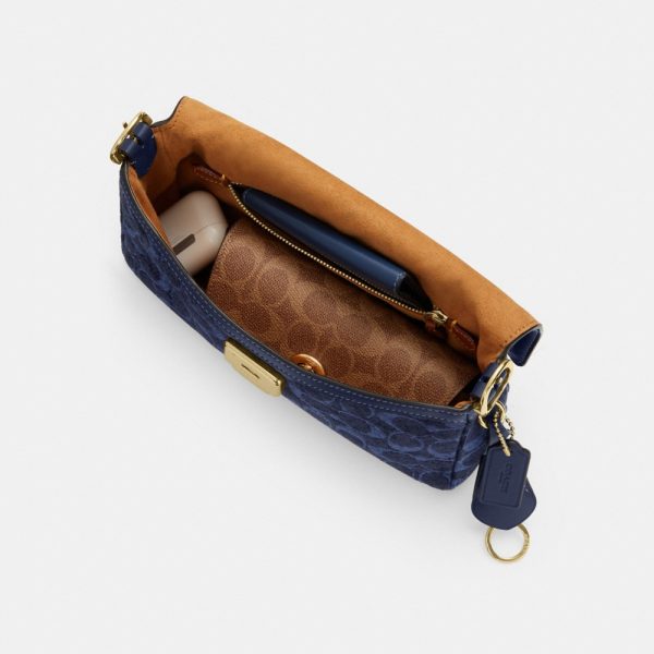 Coach Outlet Etta Small Flap Shoulder Bag In Signature Chenille - Preorder