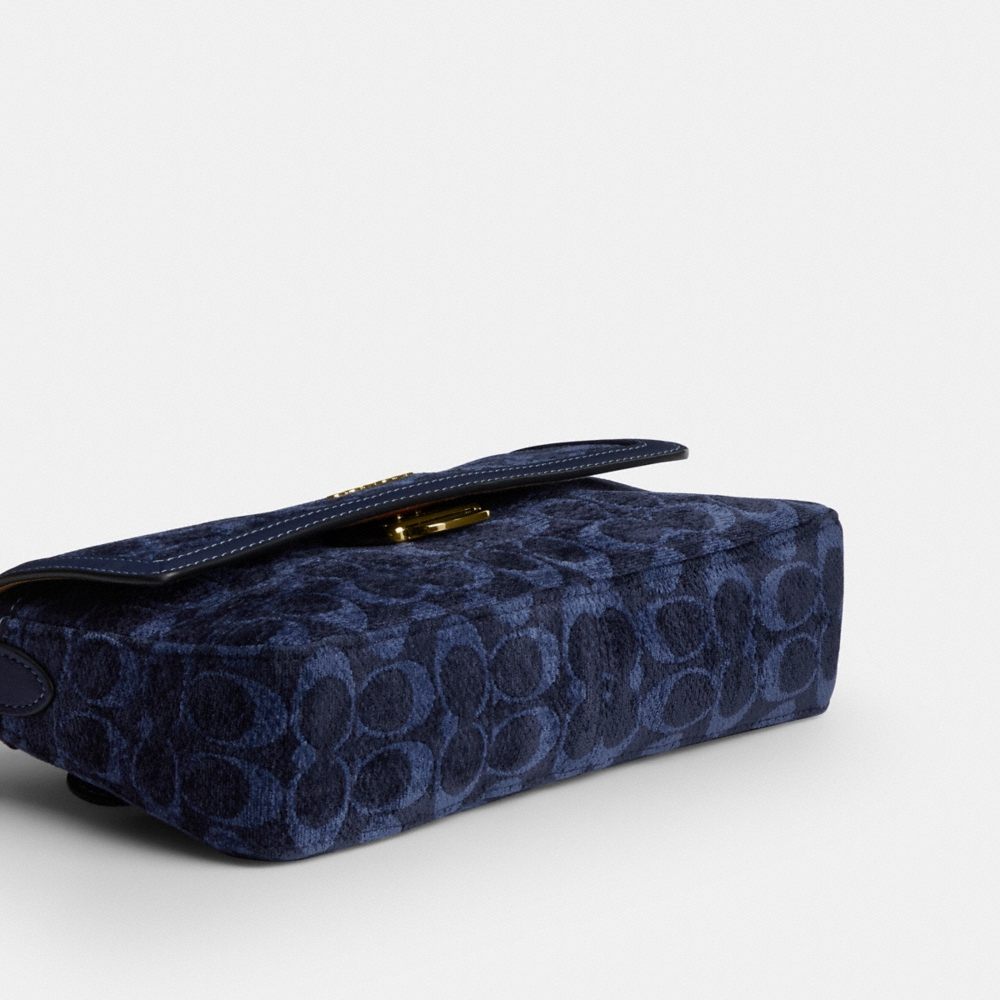 Coach Outlet Etta Small Flap Shoulder Bag In Signature Chenille - Preorder