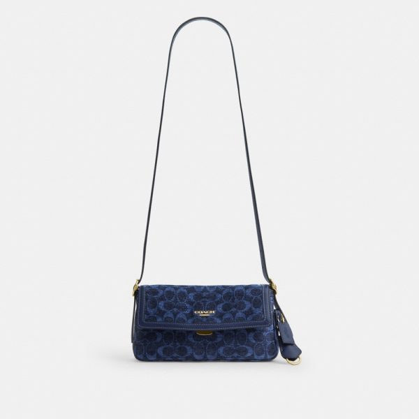 Coach Outlet Etta Small Flap Shoulder Bag In Signature Chenille - Preorder