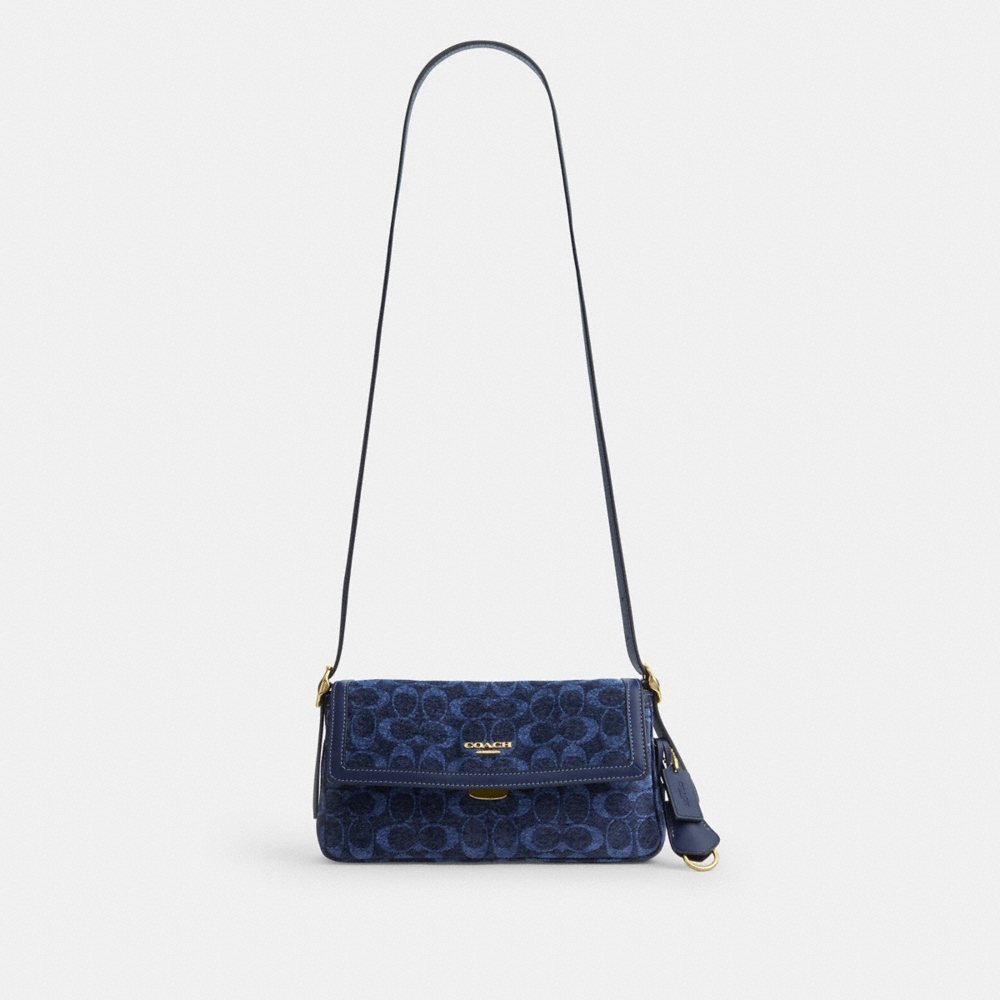 Coach Outlet Etta Small Flap Shoulder Bag In Signature Chenille - Preorder