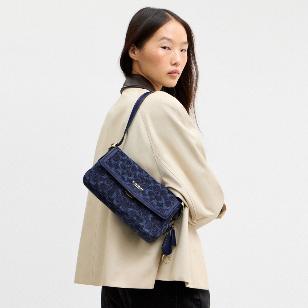Coach Outlet Etta Small Flap Shoulder Bag In Signature Chenille - Preorder