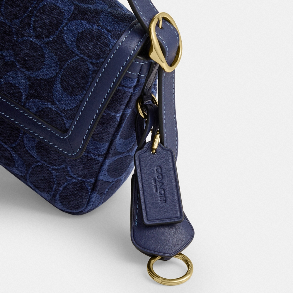 Coach Outlet Etta Small Flap Shoulder Bag In Signature Chenille - Preorder
