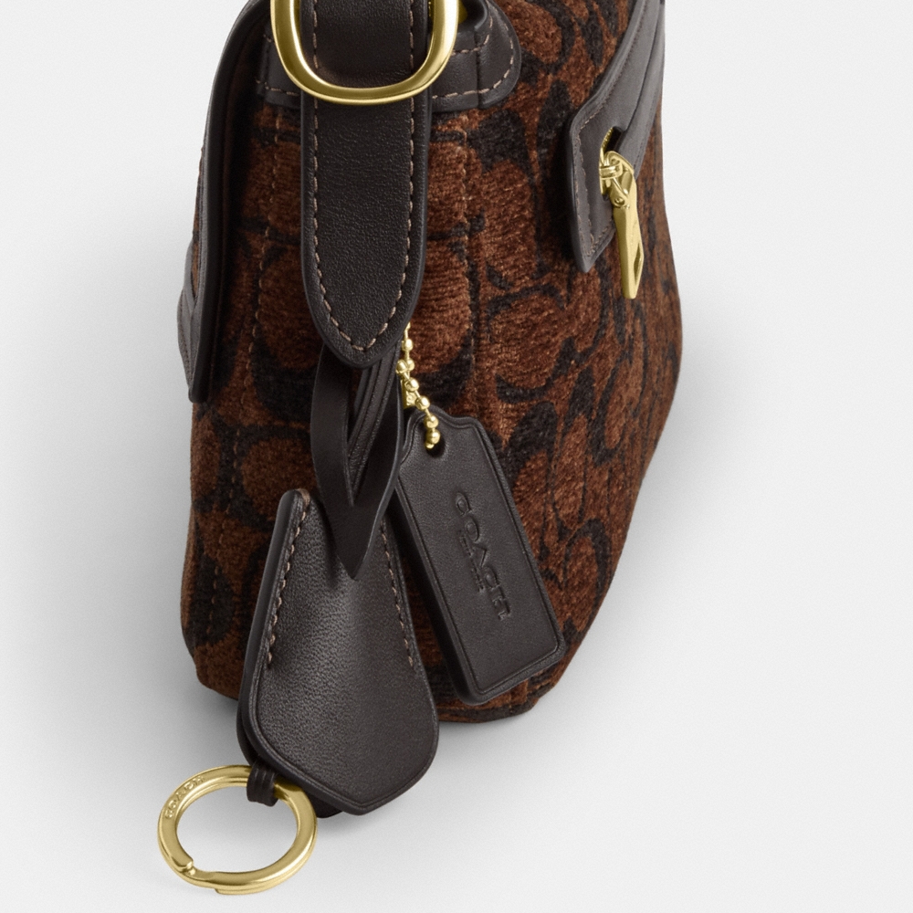 Coach Outlet Etta Small Flap Shoulder Bag In Signature Chenille - Preorder