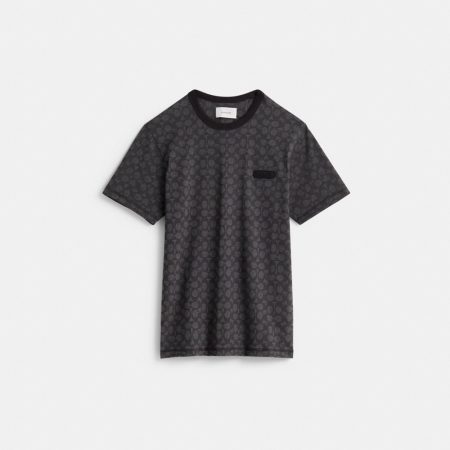 Coach Restored Essential T-Shirt - Preorder — Charcoal Signature