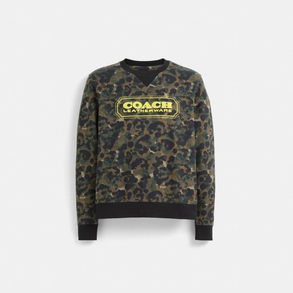 Coach Restored Camo Print Crewneck - Preorder