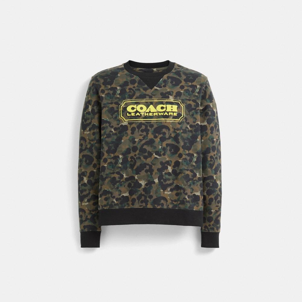 Coach Restored Camo Print Crewneck - Preorder