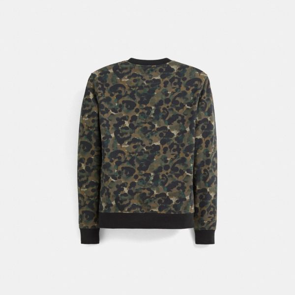 Coach Restored Camo Print Crewneck - Preorder