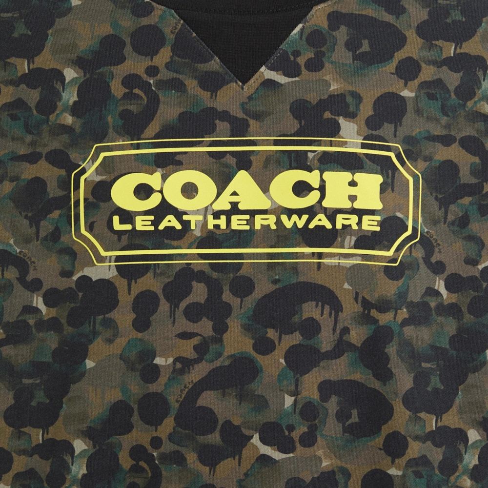 Coach Restored Camo Print Crewneck - Preorder