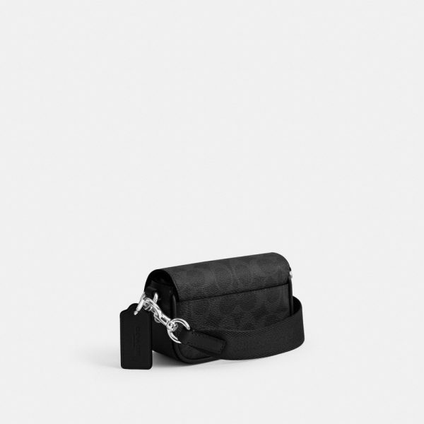 Coach Flap Crossbody Bag In Signature Canvas - Preorder