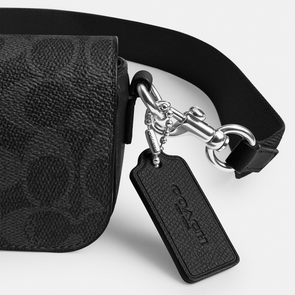 Coach Flap Crossbody Bag In Signature Canvas - Preorder