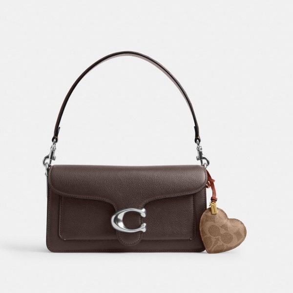 Coach Outlet Heart Puffy Bag Charm In Signature Canvas - Preorder